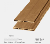 Lam gỗ nhựa ngoài trời Awood AB115x9 WOOD, Tấm nhựa ốp tường, trần giả gỗ ngoài trời