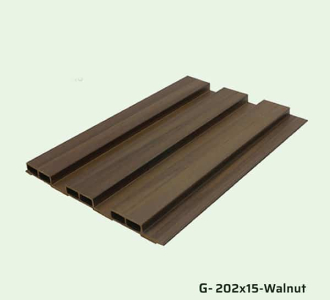 Tấm ốp lam sóng Thăng Long G202x15 WALNUT – Tấm nhựa ốp tường, trần giả gỗ giá rẻ