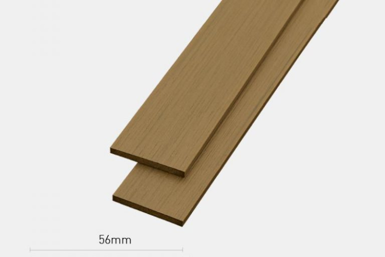Thanh lam gỗ nhựa trang trí ngoài trời Ultrawood PS56X5 6003 – Tấm nhựa ốp tường, trần giả gỗ giá rẻ